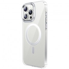 Case  Hoco Premium Series Transparent Magnetic Mag-charge for Apple iPhone 15 Pro Max Transparent