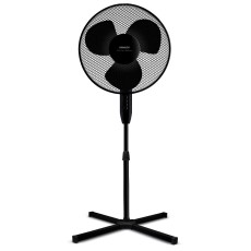 Pedestal Fan 40cm 3-Speed Adjustable Height with Oscillation Black
