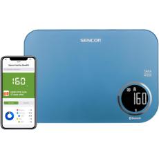 Kitchen Scale 5Kg Sencor SKS 7072BL LCD Screen and Bluetooth Connectivity to Mobile App Blue