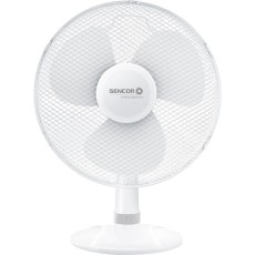 Desktop Fan Sencor SFE 4037WH-EUE3 50W with 3 Speeds and Horizontal Rotation of 90° White