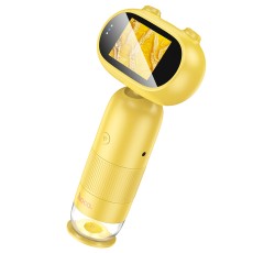 Hoco DV206 Kids Microscope 2.0" IPS Display 8 LED lights 800mAh Yellow