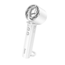 Hoco HX61 Exquisite Portable Handheld Mini Powerful Fan 1200mAh 3 Airflow Speeds White