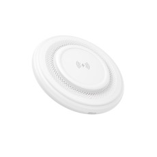 Wireless Charger Borofone BQ40 Crown Magnetic Magsafe 15W with USB-A Cable White