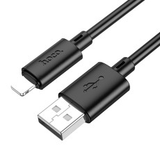 Cable Hoco X88 Gratified USB-C to Lightning 2.4A Black 2m