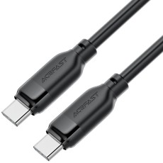 Cable Acefast C16-03 USB-C to USB-C 60W 3A USB2.0 Black 1.2m