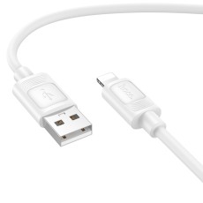 Cable Hoco X122 USB-A to Lightning 2.4A Fast Charging White 1m