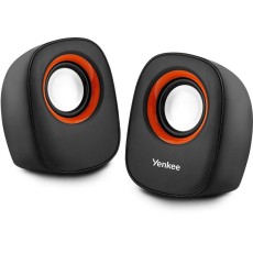 Yenkee YSP 2001BK 2.0 Stereo Mini Speakers 6W USB-A Powered Black