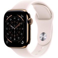 Apple Watch Series 11 5G (2025) Aluminum 42mm GPS eSIM NFC IP6X Aluminum Case Gold with Light Blush Sport Band