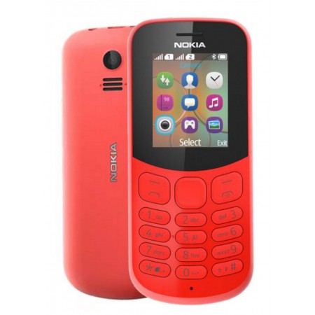 Nokia 130 (2017) Dual Sim 1.8" Red GR
