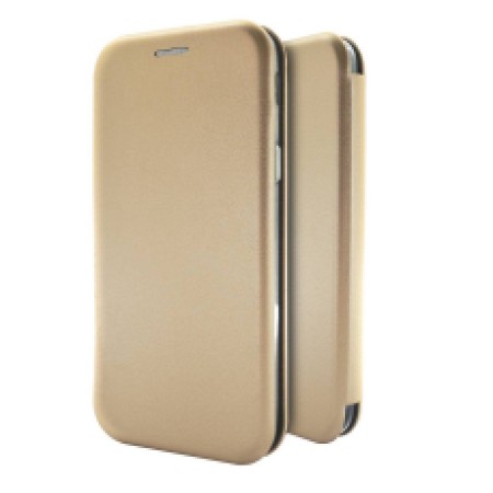 Book Case Ancus Magnetic Curve for Samsung SM-G973F Galaxy S10 TPU Gold