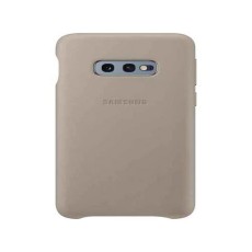 Case Faceplate Samsung Leather Cover EF-VG970LJEGWW for SM-G970F Galaxy S10e Gray