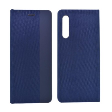 Book Case Ancus Magnetic Canvas for Xiaomi Mi 9 TPU Black-Blue