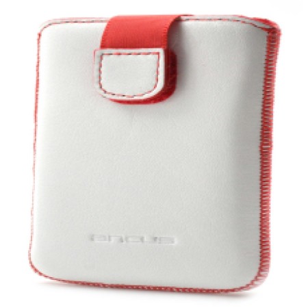 Case Protect Ancus for Maxcom MM920/MM750 White with Red Stitching