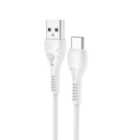 Data Cable Hoco X37 Cool Power USB to USB-C Fast Charging 3.0A White 1m