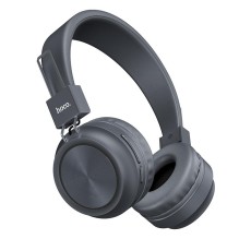 Wireless Stereo Headphone Hoco W25 Promise Grey with microphone