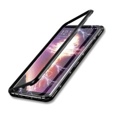 Case Ancus 360 Full Cover Magnetic Metal for Xiaomi Mi Note 10 Lite Black