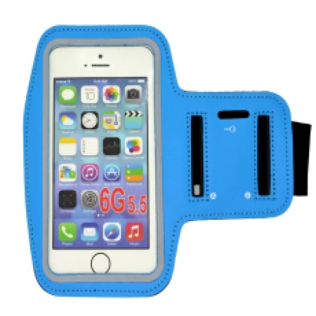 Case Armband Ancus Compatible with Devices up to 6" with key pocket Blue