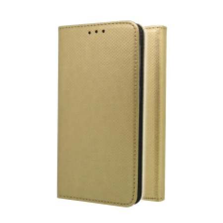 Book Case Ancus Magnetic Glam for Samsung S21 G991F G991B TPU Gold