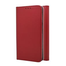 Book Case Ancus Magnetic Glam for Samsung S21 G991F G991B TPU Red