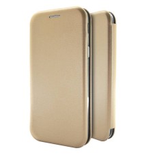 Book Case Ancus Magnetic Curve for Xiaomi Poco F3 TPU Gold