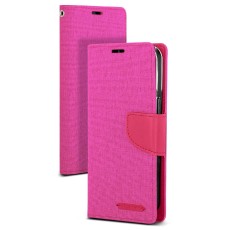 Book Case Goospery Canvas Diary for Apple iPhone 13 Μni Pink