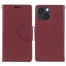 Book Case Goospery Bravo Diary for Apple iPhone 13 Mini Red