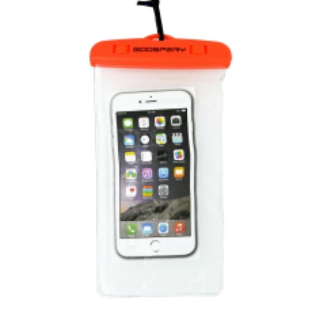 Waterproof Phone Pouch Ancus for Devices Orange 19x10.5cm