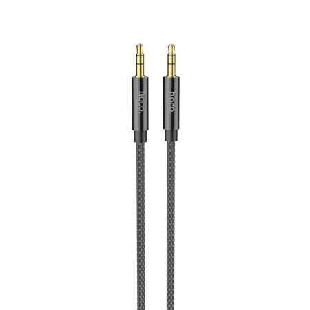 Audio Cable Hoco UPA19 Braided 3.5mm Male to 3.5mm Male 1m Black