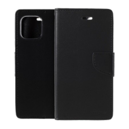 Book Case Goospery Bravo Diary for Apple iPhone 12 Mini Black