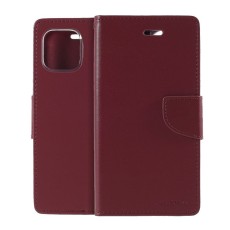 Book Case Goospery Bravo Diary for Apple iPhone 12/12 Pro Bordeaux