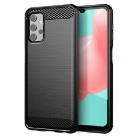 Case TPU Ancus Carbon Series  for Samsung SM-A325F Galaxy A32 4G Μαύρο