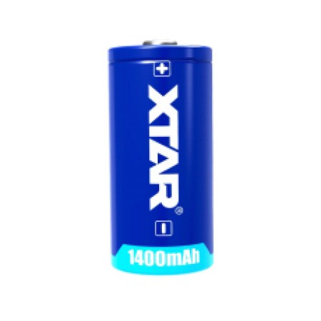 Battery Lithium Xtar CR123A 1400mAh 3V Pcs.1