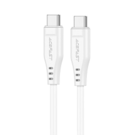 Data Cable Acefast C3-03 USB-C to USB-C Braided 3A 60W 1.2m White