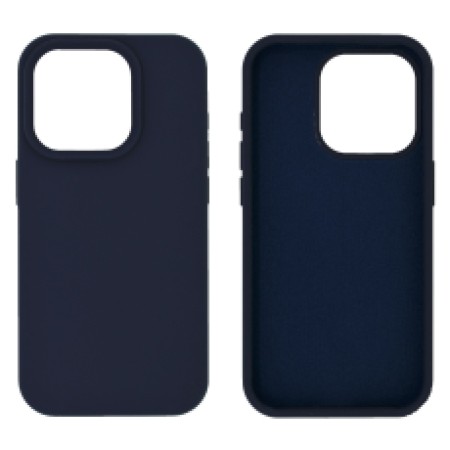 Case Ancus Silicon Liquid for Apple iPhone 15 Pro Dark Blue