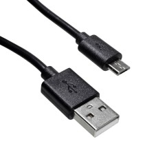Data Cable Ancus USB AM to Micro USB B Black 1m