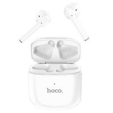 Wireless Hands Free Hoco EW19 V.5.3 with Leader-Follower Switch Compatible with Siri/Google Assistant White