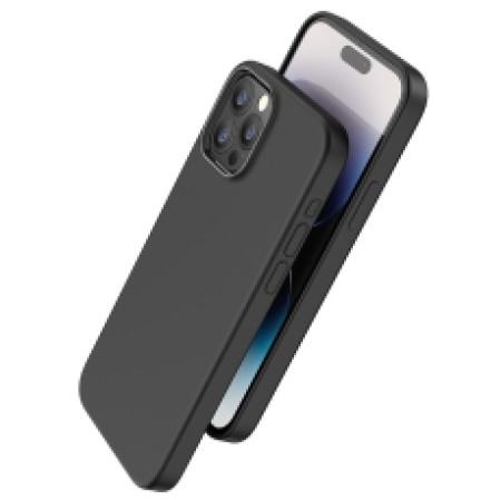 Case Hoco Pure Series Silicone Magnetic for Apple iPhone 15 Pro Black