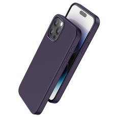 Case Hoco Magnetic Series Liquid Silicone with MagSafe for Apple iPhone 15 Pro Purple