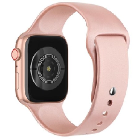 Watchband Noozy 42/44/45/49mm for Apple Watch 1/2/3/4/5/6/7/8/9/se/ultra 1/ultra 2 Pink Silicon Band