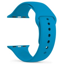 Watchband Noozy 38mm/40mm/41mm for Apple Watch 1/2/3/4/5/6/7/8/9/se/ultra 1/ultra 2 Blue Silicon Band