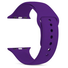 Watchband Noozy 38mm/40mm/41mm for Apple Watch 1/2/3/4/5/6/7/8/9/se/ultra 1/ultra 2 Purple Silicon Band