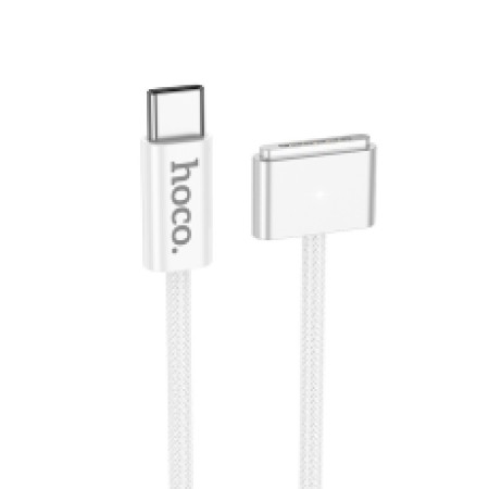 Magnetic Charging Cable Hoco X103 USB-C to Mag3 140W with Braided Cable 2m White