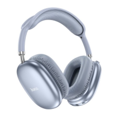 Wireless Stereo Headphone Hoco W35 Air Triumph V5.3 400mAh with Micro SD & AUX Ports and Control Buttons Blue