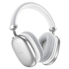 Wireless Stereo Headphone Hoco W35 Max Joy V5.3 800mAh with Micro SD and AUX ports Silver