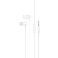 Hands Free Hoco M112 Story Universal Earphones Hi-Fi Stereo 3.5mm White 1.2m