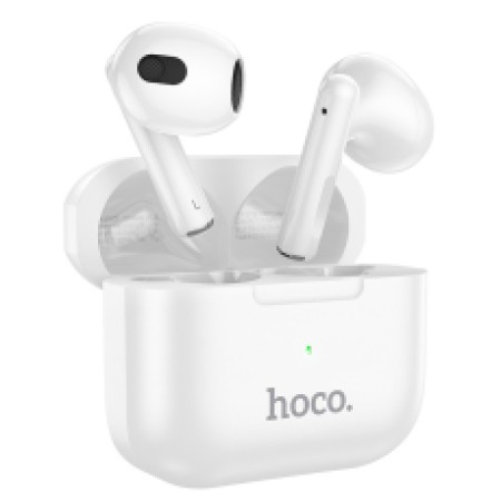 Wireless Hands Free Hoco EW30 Intelligent V.5.3 300mAh with Master/Slave Switch and 3.5h Talk Time White