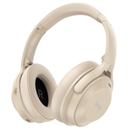 Wireless Stereo Headphone Hoco W37 Sound V5.3 500mAh AUX port Active Noise Cancellation Gold Champagne