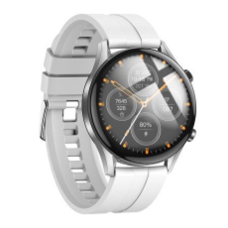 Smartwatch Hoco Y7 Pro IP67                with Call Function Silicon Band Silver