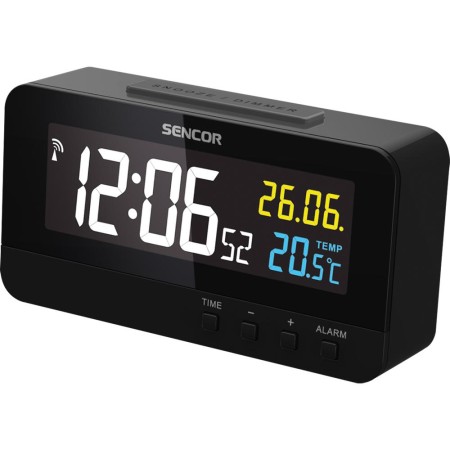 Weather Station - Clock - Alarm Clock Sencor SDC 4800 B with Colored LCD Screen