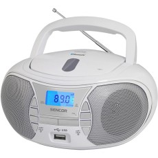 Sencor SPT 2700 WH Wireless Boombox with CD/MP3/USB/BT 5.0 3W